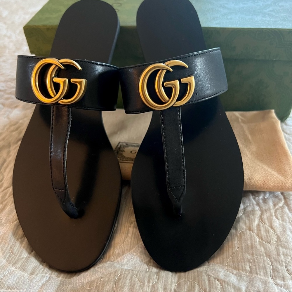Gucci Black Sandals